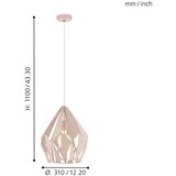 Eglo 49024 - visilica na sajli carlton-p 1xE27/60W/230V | Eponuda.com