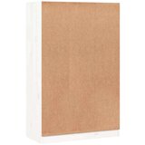 vidaXL Knjižna omara bela 70x33x110 cm trdna borovina | Shoptok.si