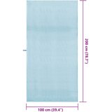  Sportski Ručnici 2 pcs Plava 200 x 100 cm Poliester i poliamid | shoptok.hr