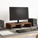vidaXL Stojalo za monitor rjavi hrast 50x27x10 cm inženirski les cene