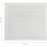  Vrata za ormarić rešetkasta 4 kom bijela 39 5x49 4 cm borovina | shoptok.hr