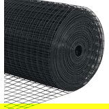 vidaXL zavarena žičana ograda s 13 podloga na flangi siva 1.2x50 m čelik | shoptok.hr