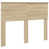  Vzglavje z vzglavjem Sonoma hrast 135 cm Konstruiran les, (5000110060) | Shoptok.si