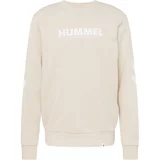 Hummel Športna majica bež / bela