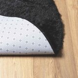  Čupavi tepih s visokim vlaknima NAVARRA crni 240x240 cm | shoptok.hr