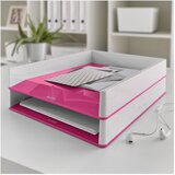  Ladica za spise wow leitz 53611023 bijelo-roza | shoptok.hr