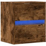  Zidni TV ormarić s LED svjetlima boja hrasta 41x31x45 cm | Eponuda.com