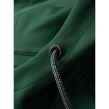 Ombre Unzipped men's hooded sweatshirt with piping - dark green | shoptok.hr