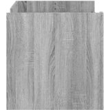  Stolić za kavu siva boja hrasta 100x50x50 cm od drva | shoptok.hr
