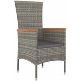  Vrtni set za objed 5 kom. Siva Čelik s prahom premazan | shoptok.hr