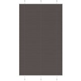 vidaXL Plisirana roleta crna 115x200 cm širina tkanine 114,4 cm | shoptok.hr