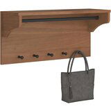 vidaXL Zidna vješalica za kapute SANDNES 87x30x42 cm puno drvo bor | shoptok.hr