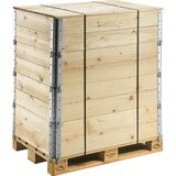 ratioform Leseni natični okvir za paleto v evro formatu, diagonalno zložljivo, s 4 tečaji, uporabna višina 200 mm | Shoptok.si
