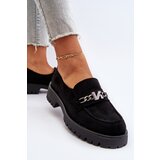 VINCEZA Black Suede Women's Moccasins with Decoration Loraleima | shoptok.hr