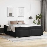  Konstrukcija postelje Črna 200 x 200 cm Umetna koža | Shoptok.si
