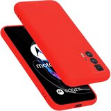 Cadorabo Ohišje združljiv z Motorolo v tekoči rdeči barvi - zaščitni pokrov iz fleksibilnega silikona TPU, (20617340) | Shoptok.si