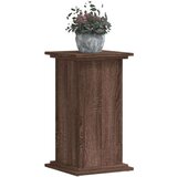vidaXL Stojalo za rastline rjavi hrast 33x33x60 cm inženirski les | Shoptok.si