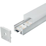 Mitea Lighting aluminijumski profil za led trake nadgradni set sa difuzorom 20x20x2000mm M623 MA623 | Eponuda.com