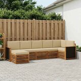 Set vanjskih sofa 6 kom. Prirodna Cijene