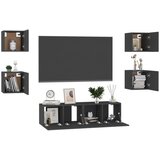 6-dijelni set TV ormarića crni od iverice | shoptok.hr