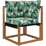  Zunanja blazina za kavč 3 pcs Vzorec lista Poliester, (5000202646) | Shoptok.si