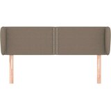  Vzglavje z ušesi taupe 147x23x78/88 cm blago, (20737416) | Shoptok.si