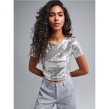 Sinsay ženski crop top sa šljokicama 9647A-MLC Cijene