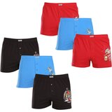 Andrie 6PACK men's boxer shorts multicolor