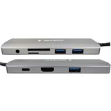 Gembird A-CM-COMBO9-03 USB Type-C 9-in-1 multi-port adapter USB USB-C+HUB+HDMI+PD+card rea (2023) | ePonuda.com