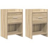  Noćni ormarići 2 pcs Hrast sonoma 40 x 30 x 60 cm | Eponuda.com
