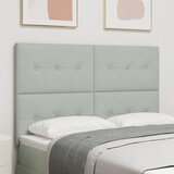 vidaXL LED Osvetlitev vzglavja Siva 80 cm Žamet | Shoptok.si