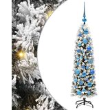 vidaXL Umestno božično drevo Zelena 120 cm PVC in Jeklo in Plastika | Shoptok.si