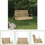  The Living Store Gugalna klop 110 cm impregnirana borovina - Gugalna Klop, (21743174) | Shoptok.si