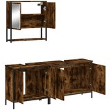  3-dijelni set kupaonskog namještaja boja hrasta drveni | shoptok.hr