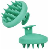 Generic Silikonska masažna krtača za šamponiranje lasišča, masažna krtača za prhljanje lasišča za lase za odstranjevanje prhljaja, krtača za mokro in suho lasišče za sprostitev pritiska, nega lasi, (21077326) | Shoptok.si