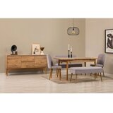 Hanah home vina bench 04 0701 atlantic pine grey (produžni trpezarijski sto, stolice i konzola (6 komada) Cene