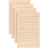  Vrata za ormarić rešetkasti dizajn 4 kom 61,5x39,4 cm borovina | shoptok.hr