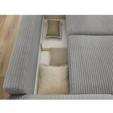 Bobochic Paris Temno siva raztegljiva sedežna garnitura iz rebrastega žameta 257 cm Lucien – | Shoptok.si