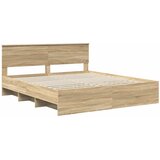  Krevetna konstrukcija s uzglavljem Sonoma hrast 180 x 200 cm | Eponuda.ba