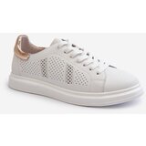 S. BARSKI White Women's Leather Sneakers S.Barski LR760 | Shoptok.si