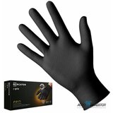  jednokratne rukavice od nitrila gogrip pro crne bez pudera sa teksturom za bolji prihvat 50KOM veličina l cene