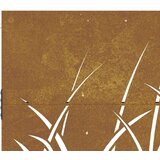 vidaXL Vrtna vrata 105x105 cm Corten jeklo dizajn drevesa | Shoptok.si