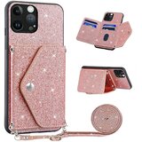 INORCO Zadnja lupina za iPhone 14 Pro Max trikotno držalo za kartice PU usnje+TPU ovitek za telefon s stojalom, (22034115) | Shoptok.si