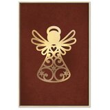  Slika - Angelic Gold (1 Part) Vertical 60x90 U prirodnom drvenom okviru | shoptok.hr