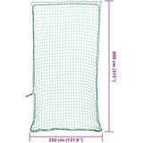 vidaXL Mreža za prikolico z elastično vrvjo zelena 8x3,5 m PP | Shoptok.si