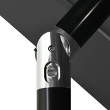  Vrtni suncobran s 3 razine i aluminijskim stupom 3,5 m antracit | Eponuda.com