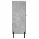  Komoda siva boja betona 34,5x34x90 cm od konstruiranog drva Slike