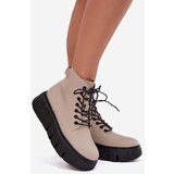 VINCEZA Leather Insulated Women's Ankle Boots on Platform | shoptok.hr