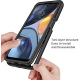 Techsuit Defense360 Pro + Screen Protector - Motorola Moto G22 - crna | shoptok.hr