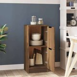  Komoda rjavi hrast 30x30x70 cm konstruiran les, (20654855) | Shoptok.si